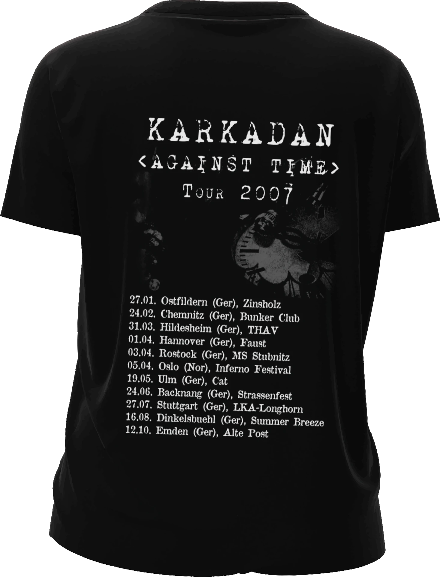 KARKADAN · Against Time Tour 2007 | GIRLIE (Death Metal/Progressive Metal/Black Metal/Heavy Me Clothes) · Picture 2