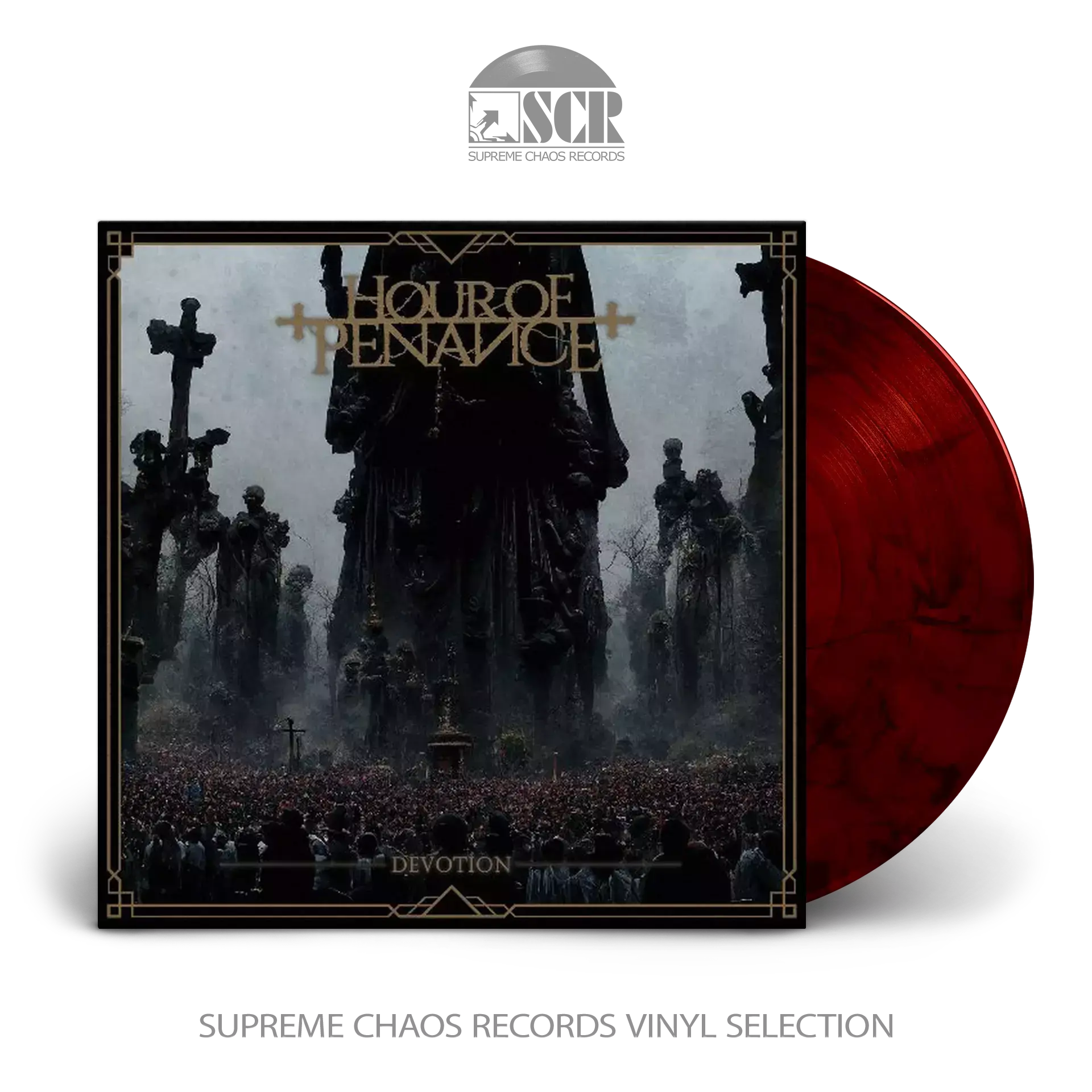 HOUR OF PENANCE - Devotion · RED/BLACK SMOKE LP HOUR OF PENANCE - Devotion · RED/BLACK SMOKE LP (Death Metal Vinyl)
