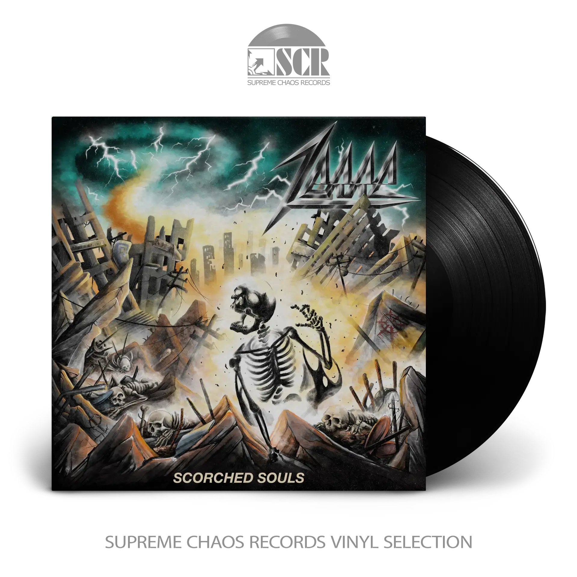 ZERRE · Scorched Souls | BLACK LP (Thrash Metal Vinyl)
