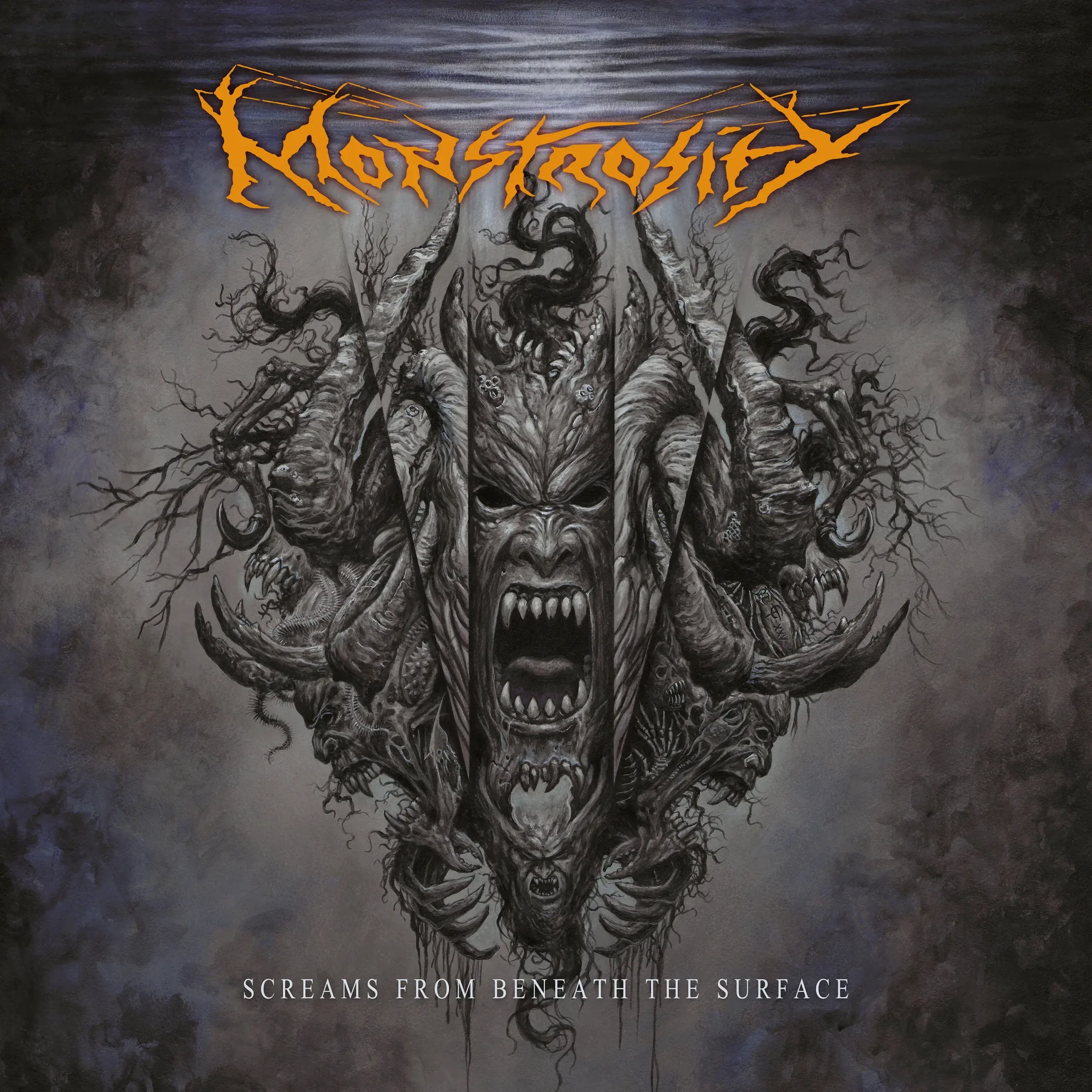 MONSTROSITY - Screams From Beneath The Surface · BLACK LP (Death Metal Vinyl) · Picture 1