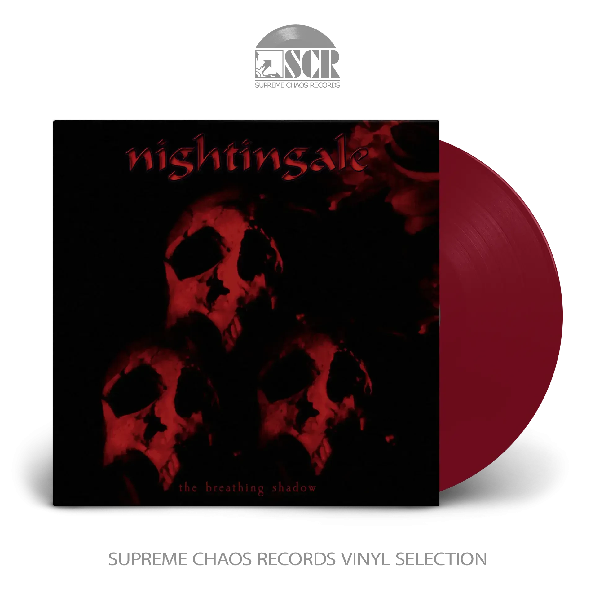 NIGHTINGALE · The Breathing Shadow (Re-issue 2025) | DEEP BLOOD RED LP (Progressive Rock/Hard Rock Vinyl)