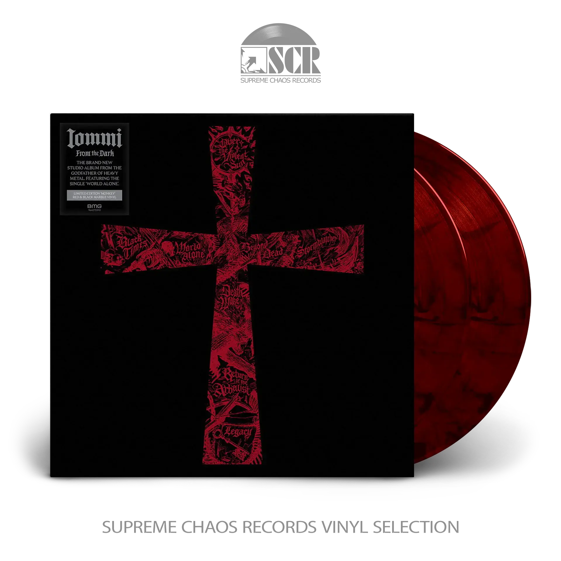 TONY IOMMI - From the Dark [RED/BLACK 2LP] (Hard Rock Vinyl)