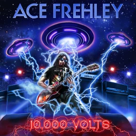 ACE FREHLEY · 10.000 Volts | EDGE ONLY SPLATTER - METAL GYM LOCKER RED SPLATTER LP (Heavy Metal Vinyl) · Picture 1
