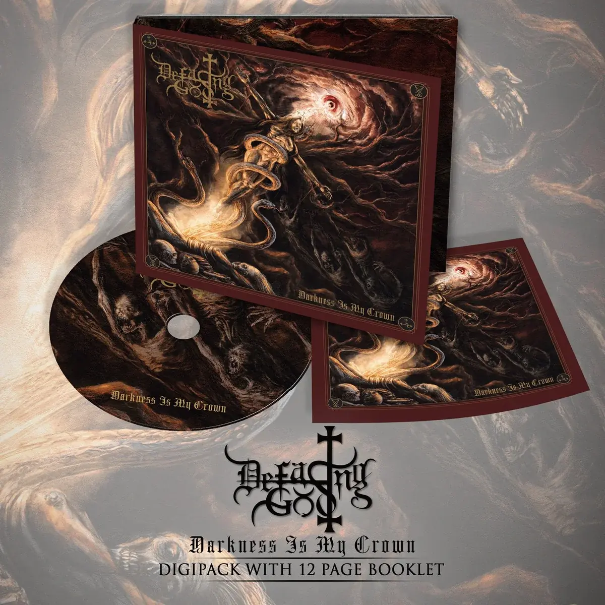 DEFACING GOD · Darkness Is My Crown | DIGIPAK CD (Death Metal CDs) · Picture 2
