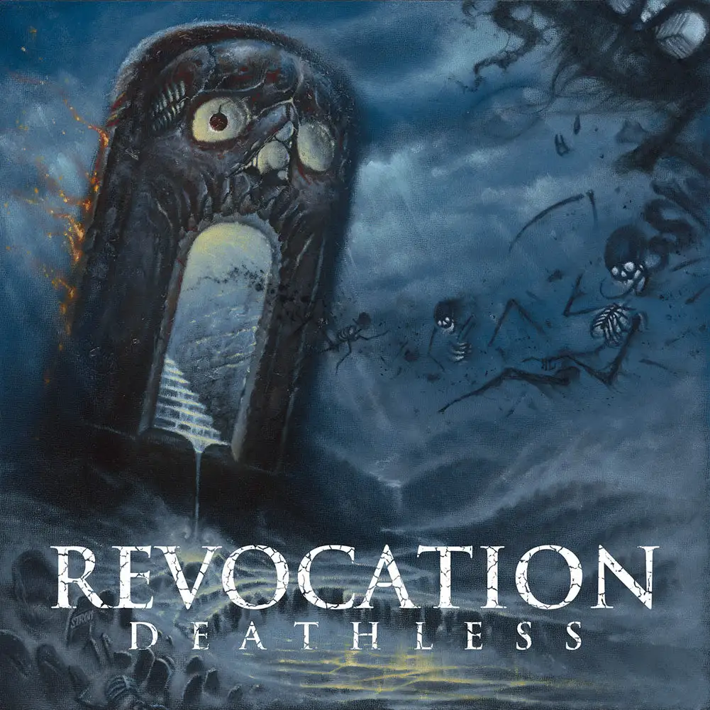 REVOCATION - Deathless [BLUE BONE BLACK MELT LP] (Death Metal Vinyl) · Picture 2