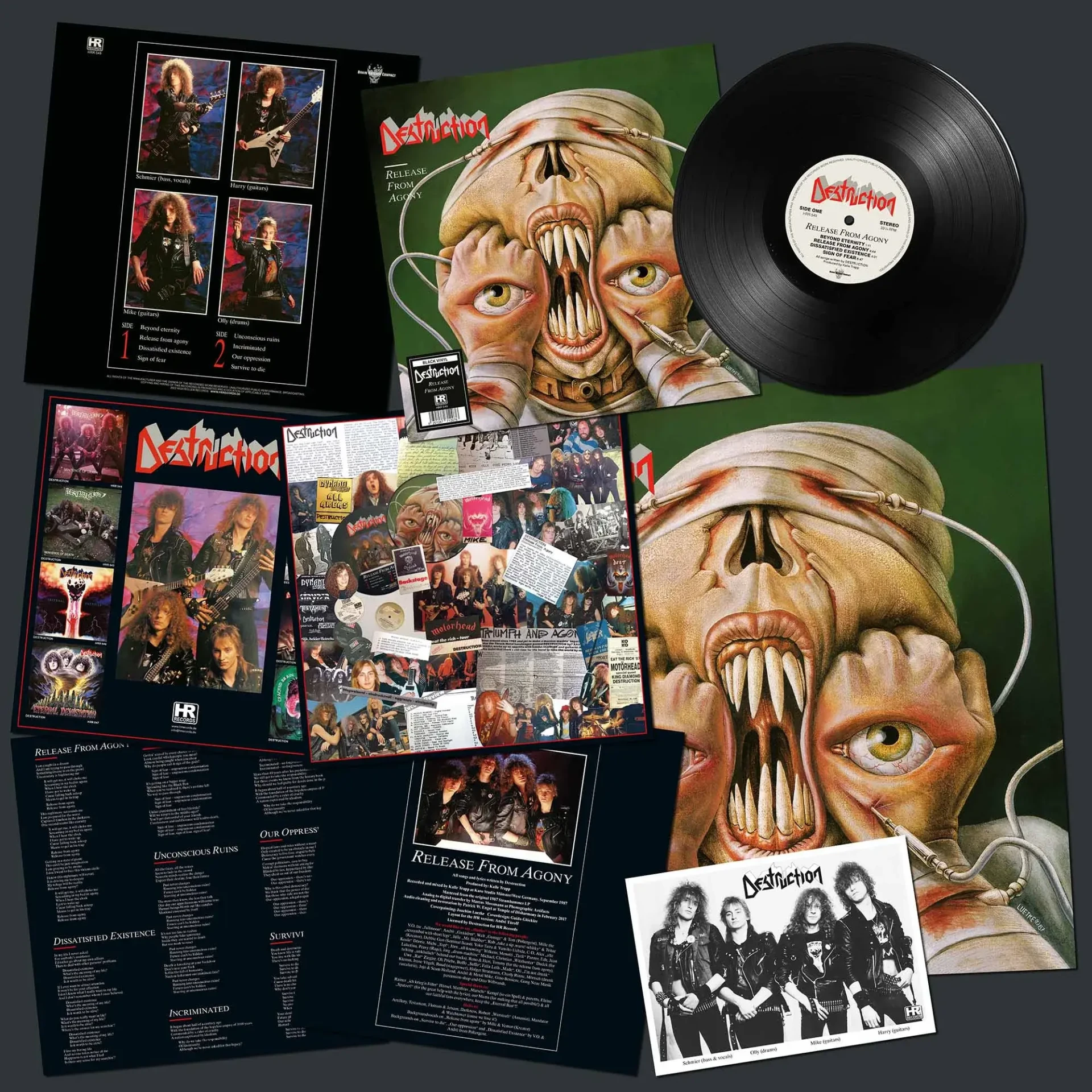 DESTRUCTION · Release From Agony (Re-Release 2022) | BLACK LP (Thrash Metal Vinyl) · Picture 3