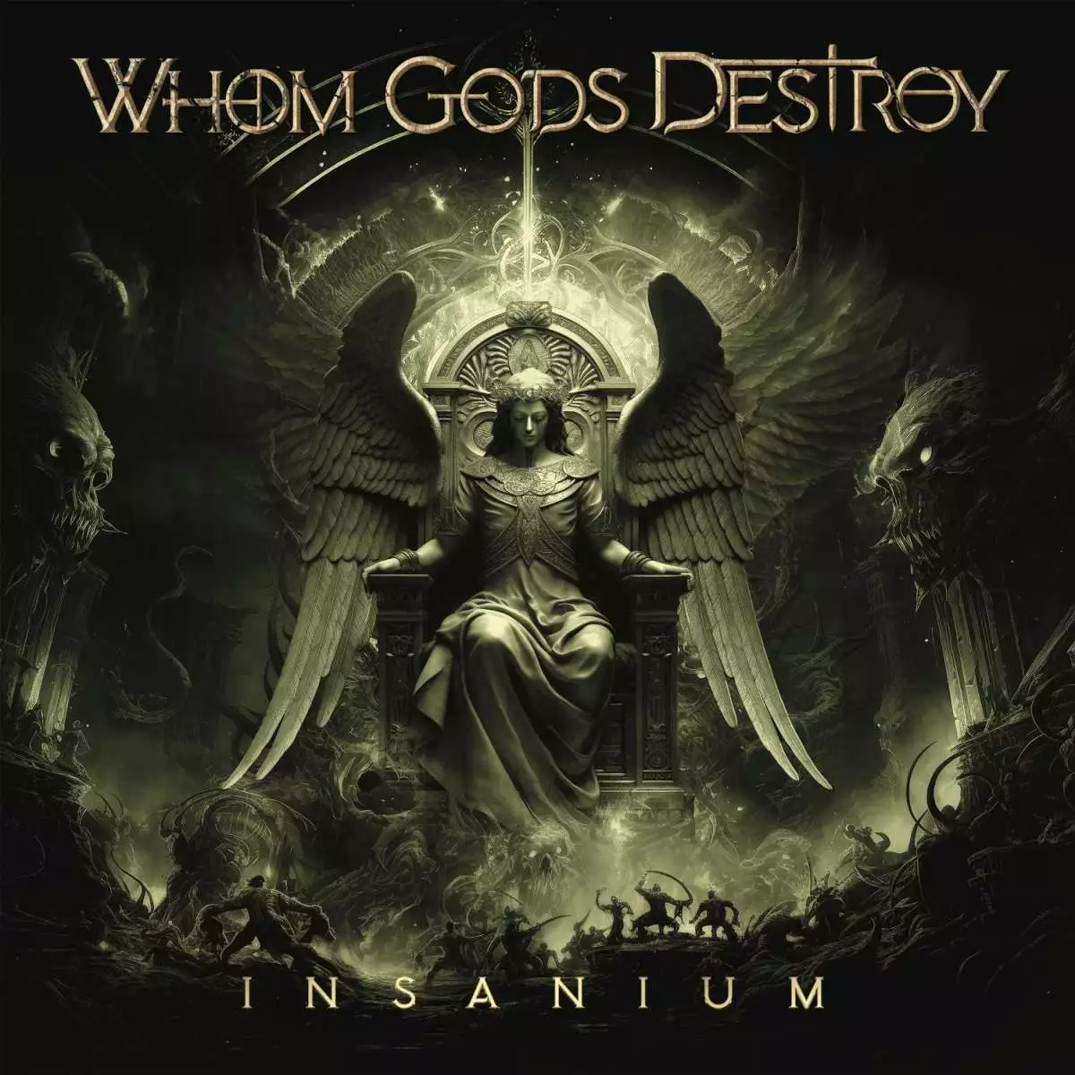WHOM GODS DESTROY · Insanium | BLACK 2LP (Progressive Metal Vinyl) · Picture 1