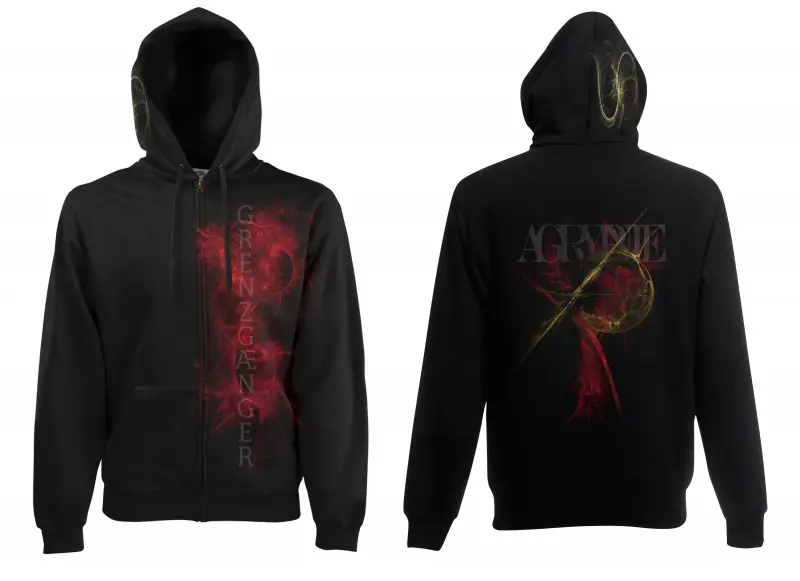 AGRYPNIE · Motiv: Grenzgænger-Album Zipper | ZIP-M (Black Metal Clothes)