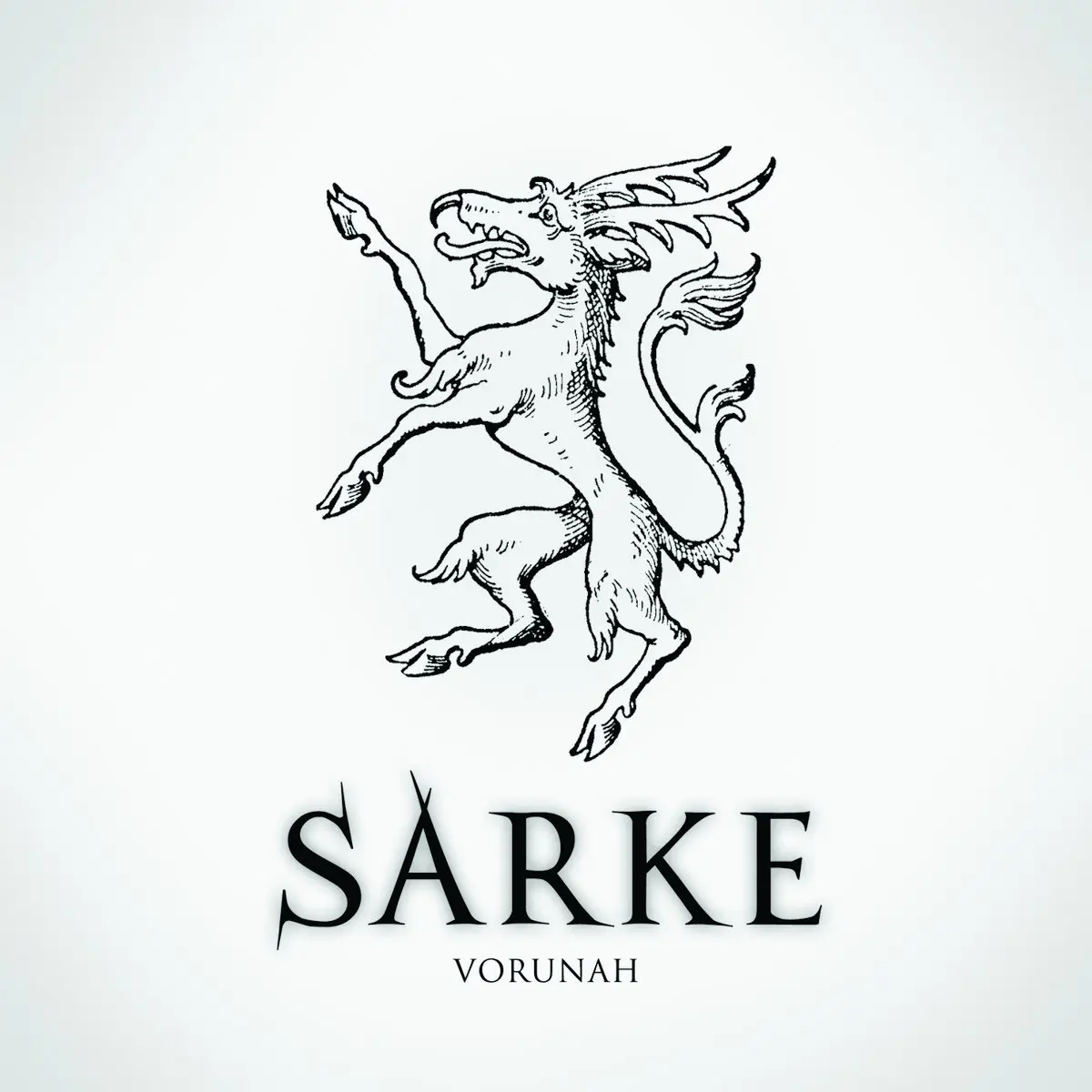 SARKE · Vorunah | WHITE LP (Black Metal Vinyl) · Picture 1