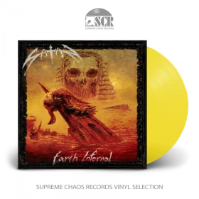 SATAN · Earth Infernal | YELLOW LP (Heavy Metal Vinyl)