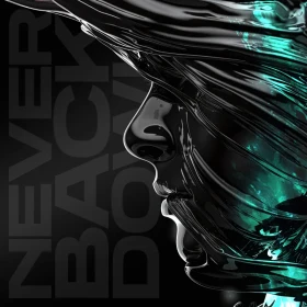 NEVER BACK DOWN · Never Back Down | TURQUOISE LP (Metalcore Vinyl) · Picture 1