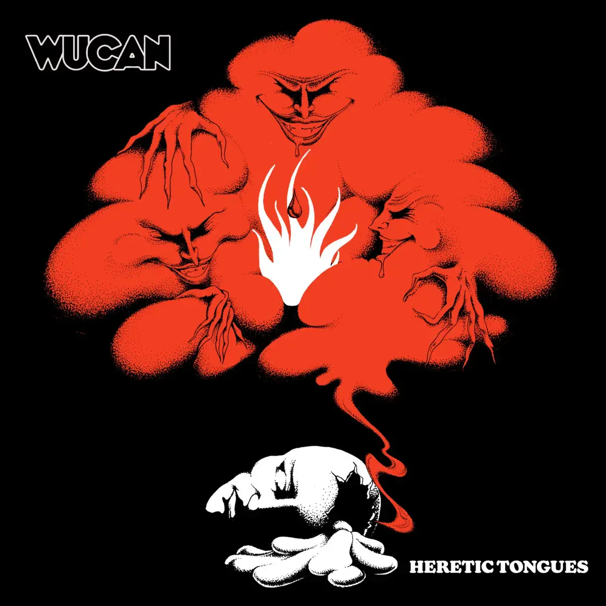 WUCAN · Heretic Tongues | BLACK LP (Hard Rock/Progressive Rock Vinyl) · Picture 1