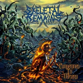 SKELETAL REMAINS · Condemned To Misery (Re-Issue 2021) | BLACK LP (Death Metal Vinyl) · Picture 1