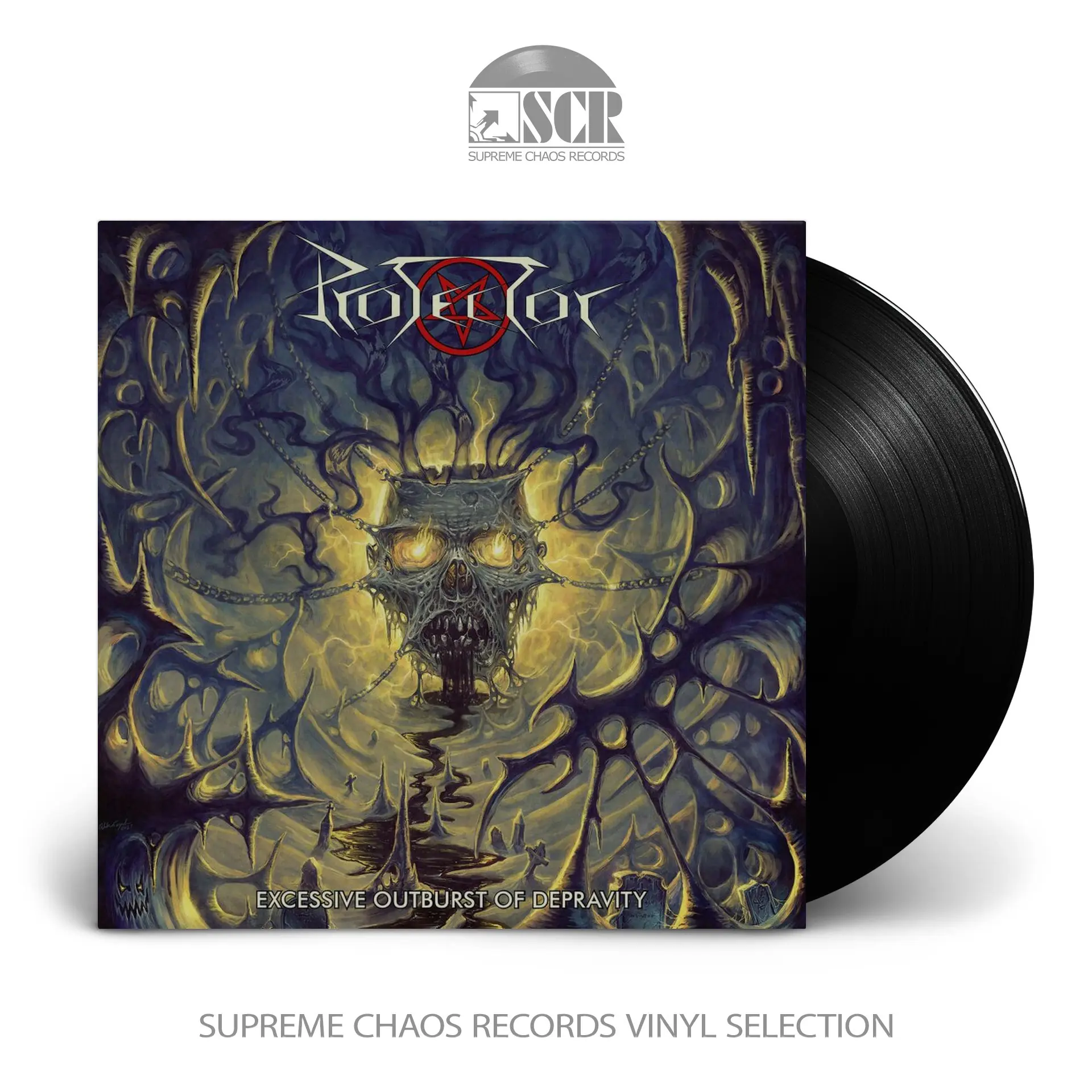 PROTECTOR - Excessive Outburst of Depravity · BLACK LP (Thrash Metal Vinyl)