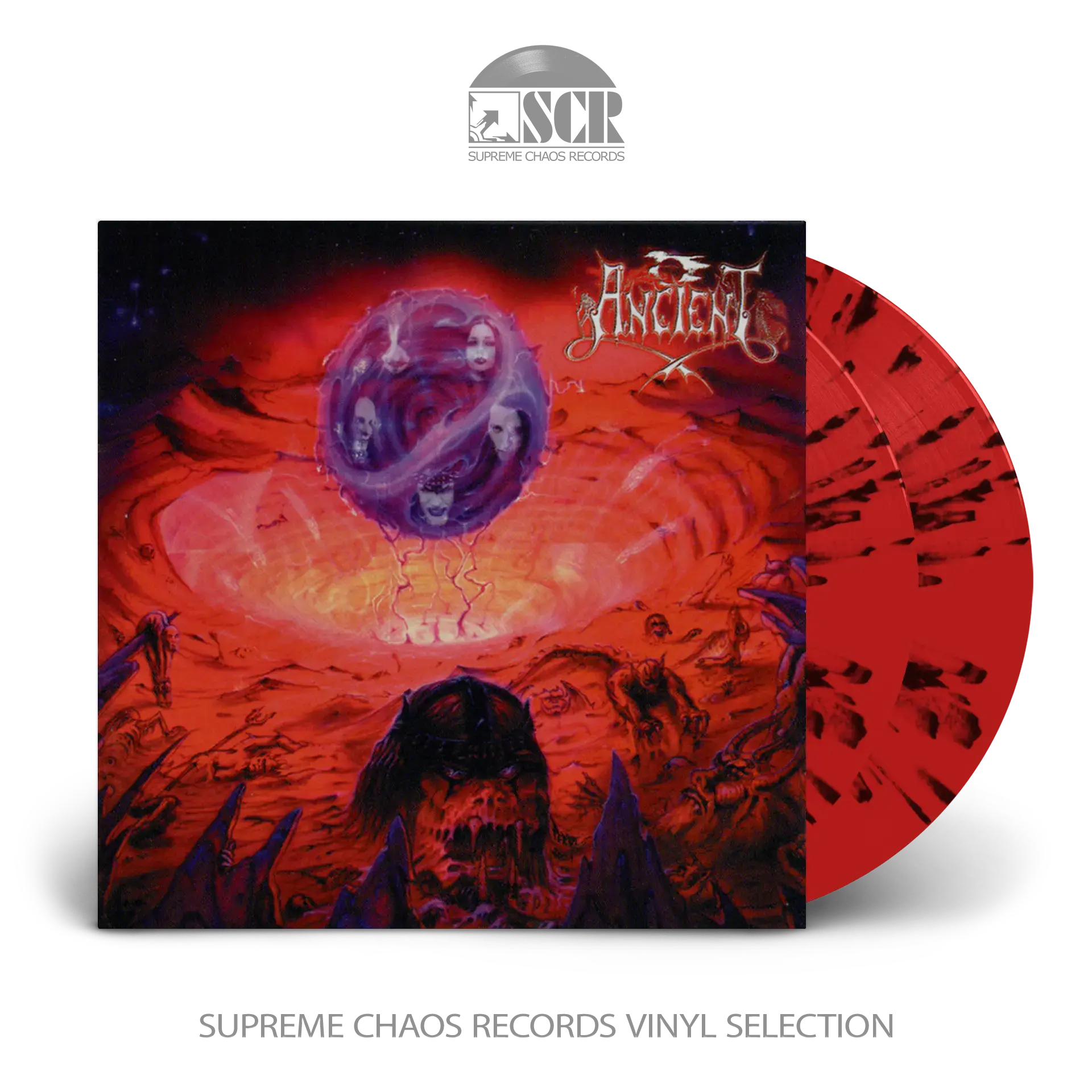 ANCIENT · Proxima Centauri | RED SPLATTER 2LP (Black Metal Vinyl)