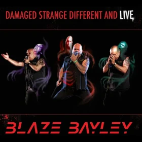 BLAZE BAYLEY · Damaged Strange Different And Live | BLACK LP (Heavy Metal Vinyl) · Picture 1