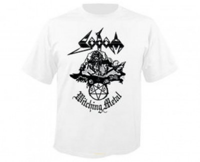 SODOM - Witching Metal · WHITE TS-L (Thrash Metal Clothes)