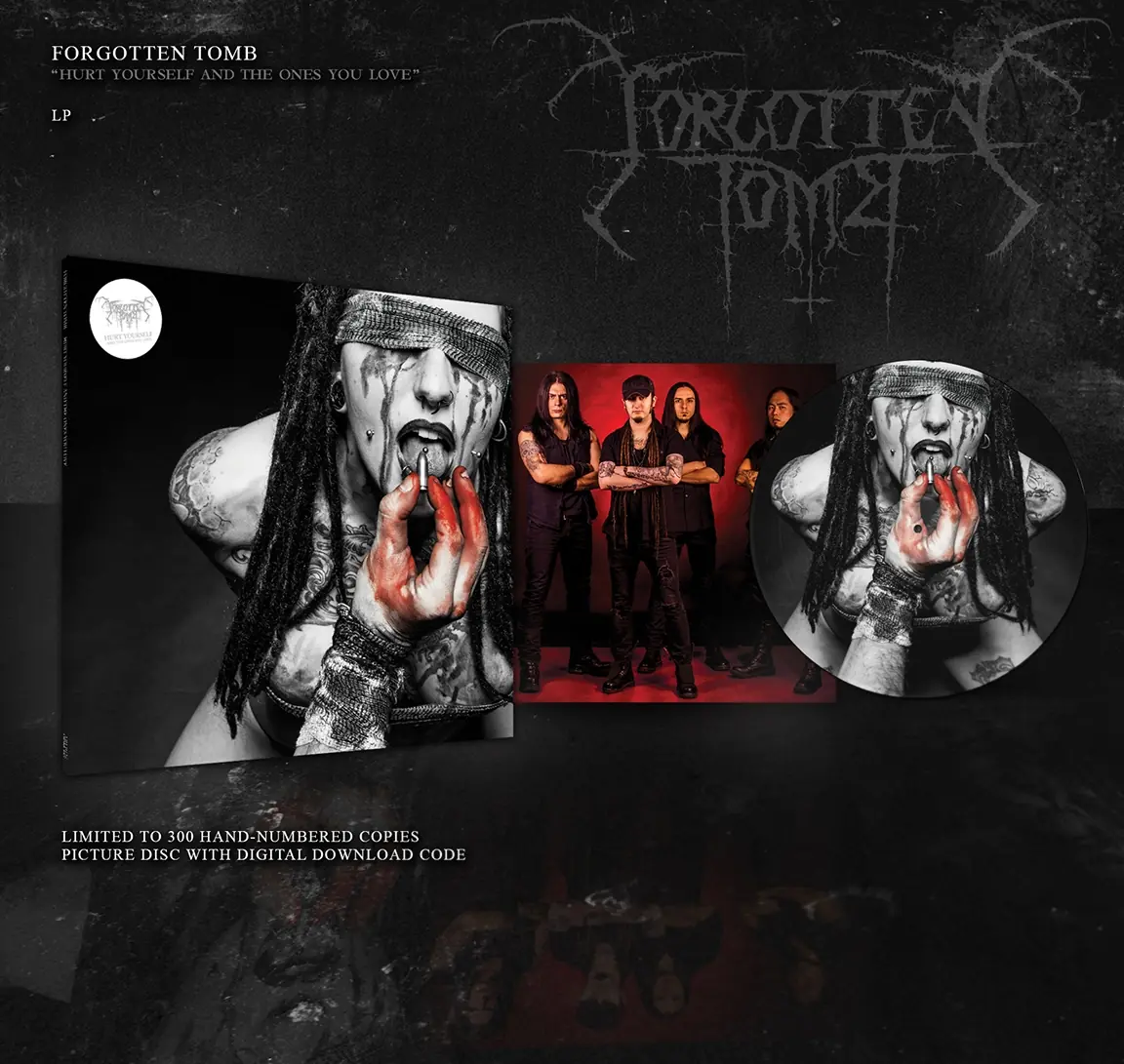 FORGOTTEN TOMB · Hurt Yourself And The Ones You Love (B-Stock) | PICTURE LP (Black Metal/Doom Metal Vinyl)
