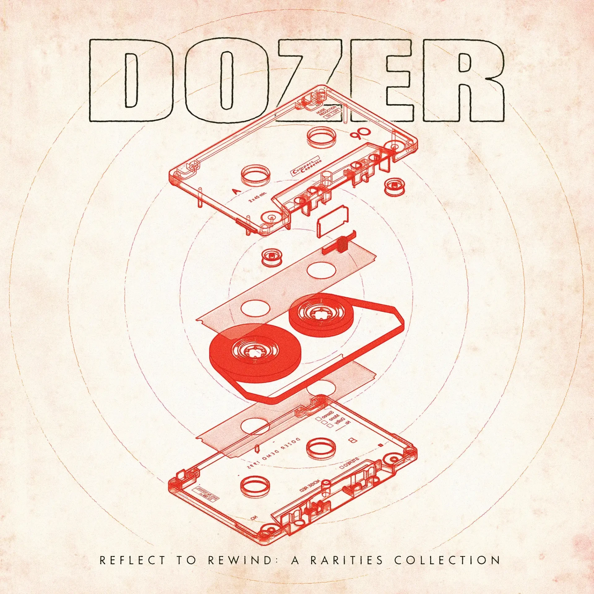 DOZER · Reflect to Rewind: A Rarities Collection | CLEAR 2LP (Stoner Rock Vinyl) · Picture 1