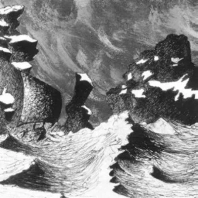 BLUT AUS NORD · Ultima Thulée | BLUE/SILVER LP (Black Metal Vinyl) · Picture 1