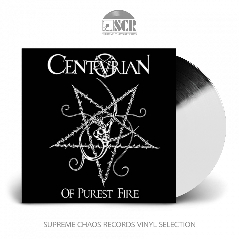 CENTURIAN · Of Purest Fire | BLACK/WHITE LP (Death Metal Vinyl)
