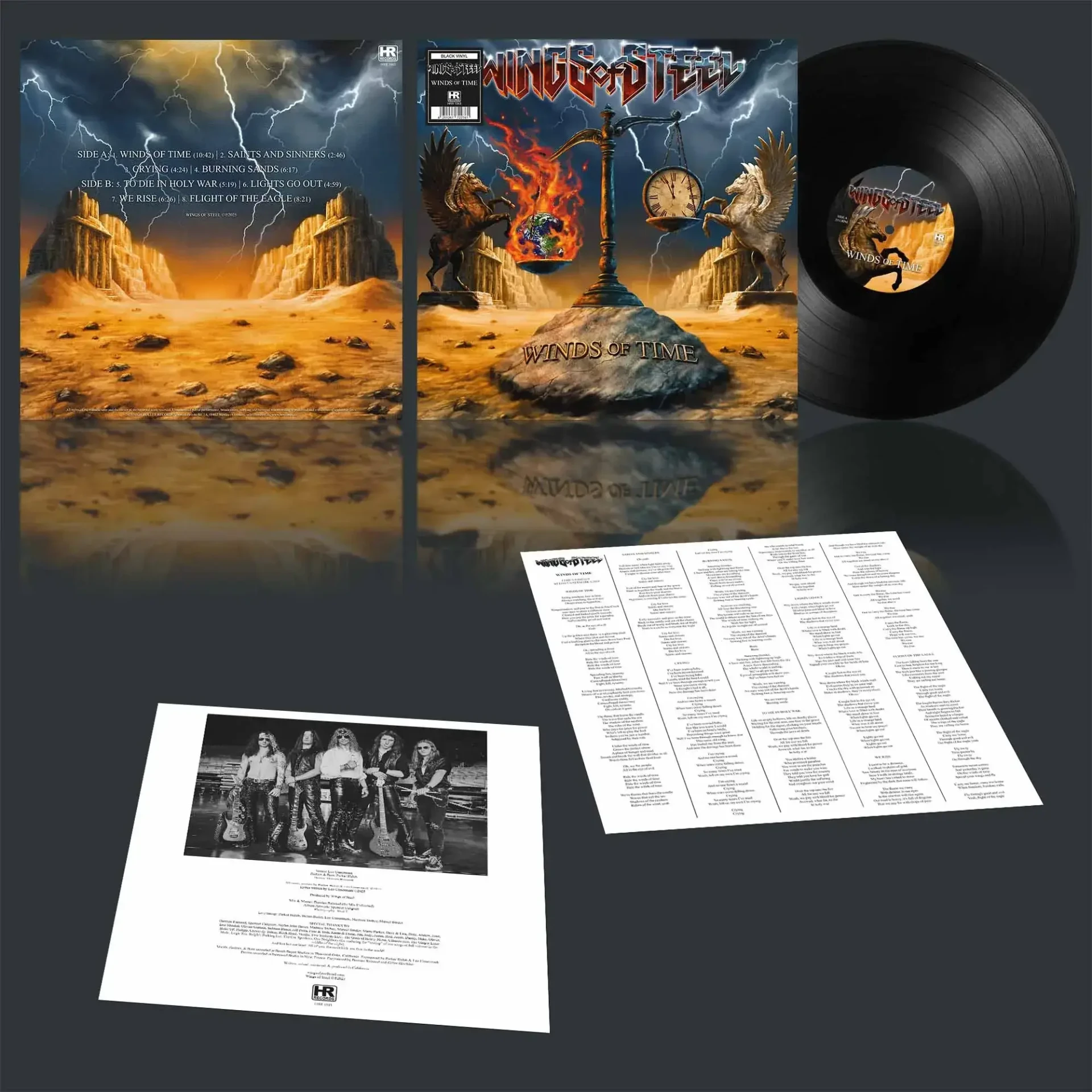 WINGS OF STEEL - Winds of Time · BLACK LP (Heavy Metal Vinyl) · Picture 2