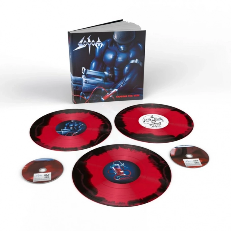 SODOM - Tapping The Vein · 3LP+2CD DELUXE HARDCOVER BOOK (Thrash Metal Vinyl)