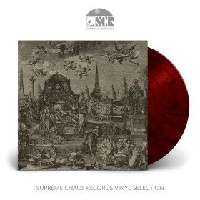 MISOTHEIST · Vessels By Which The Devil Is Made Flesh | TRANSPARENT RED SMOKE LP (Black Metal Vinyl)