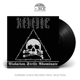 REVENGE · Violation.Strife.Abominate | BLACK LP (Black Metal Vinyl)