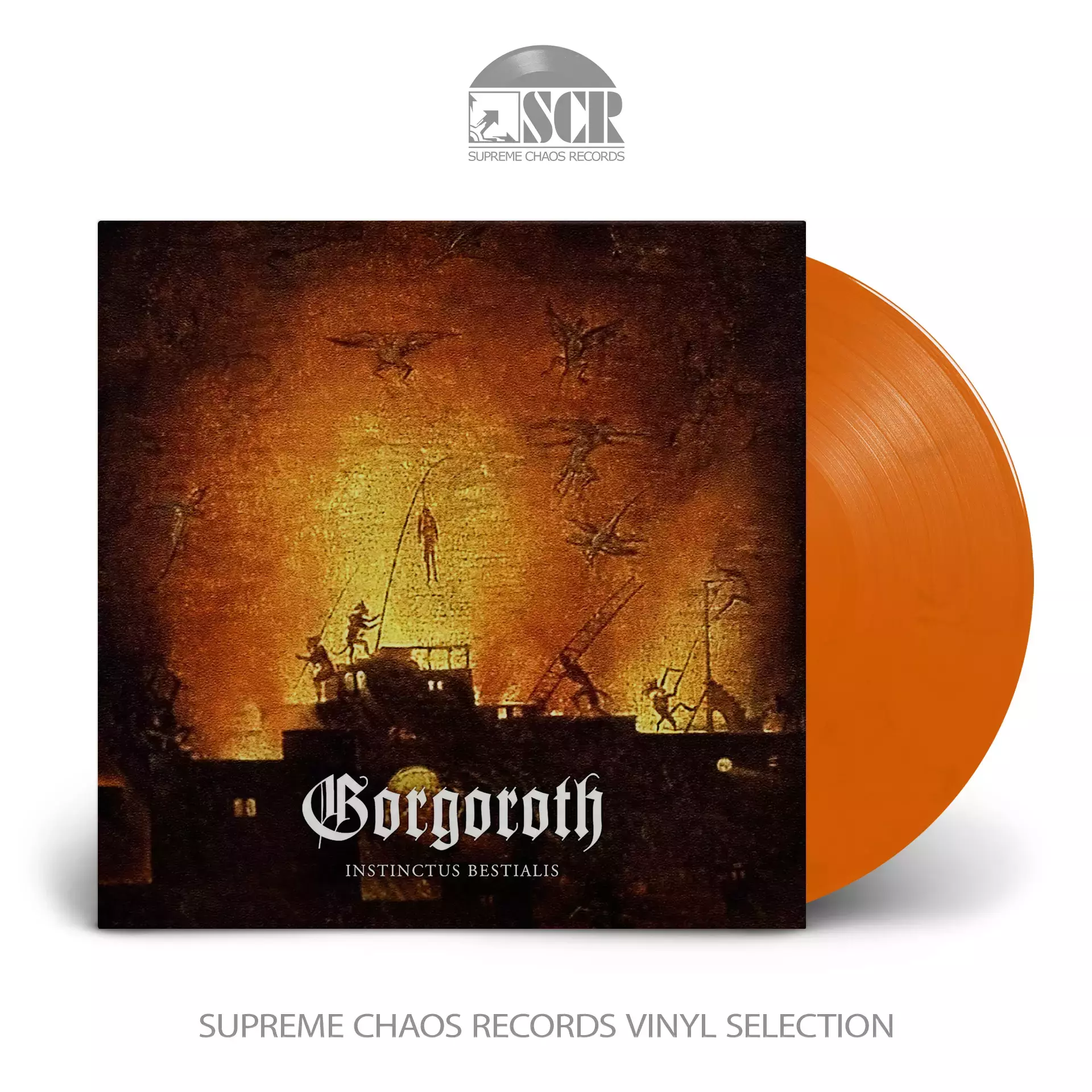 GORGOROTH · Instinctus Bestialis | ORANGE/BLACK MARBLED LP (Black Metal Vinyl)