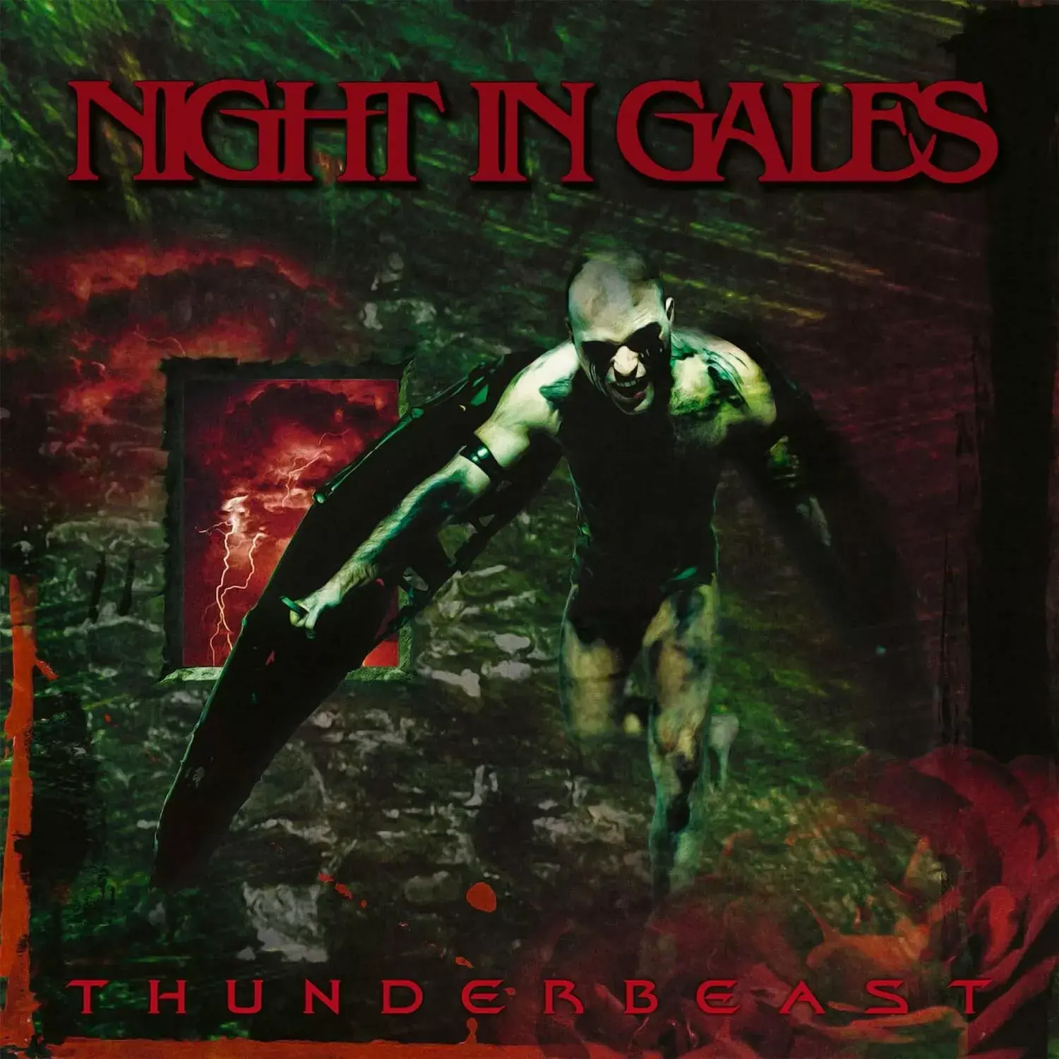 NIGHT IN GALES · Thunderbeast | BLACK LP (Melodic Death Metal Vinyl) · Picture 1