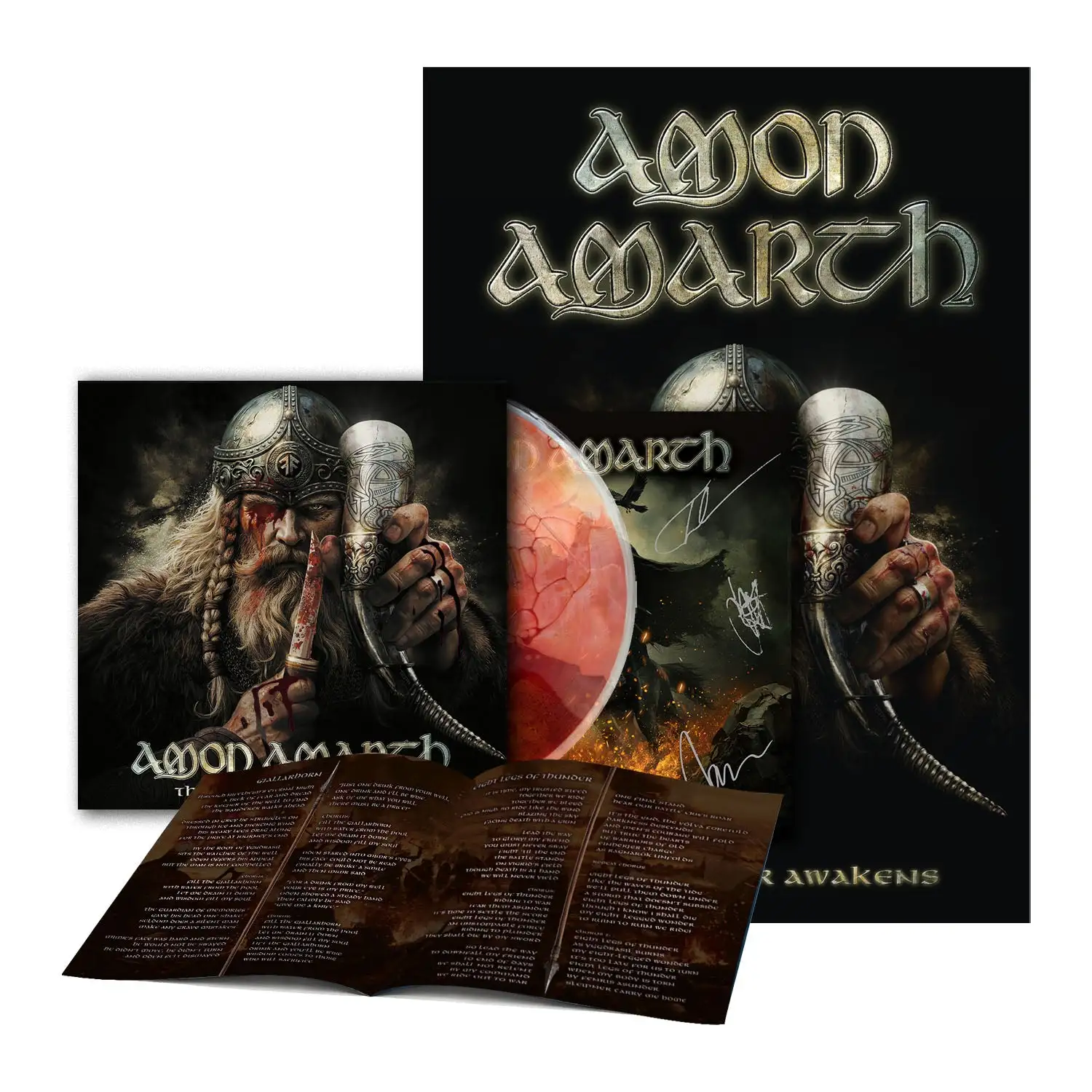 AMON AMARTH · The Allfather Awakens | LIQUID BLOOD FILLED LP (Melodic Death Metal Vinyl)