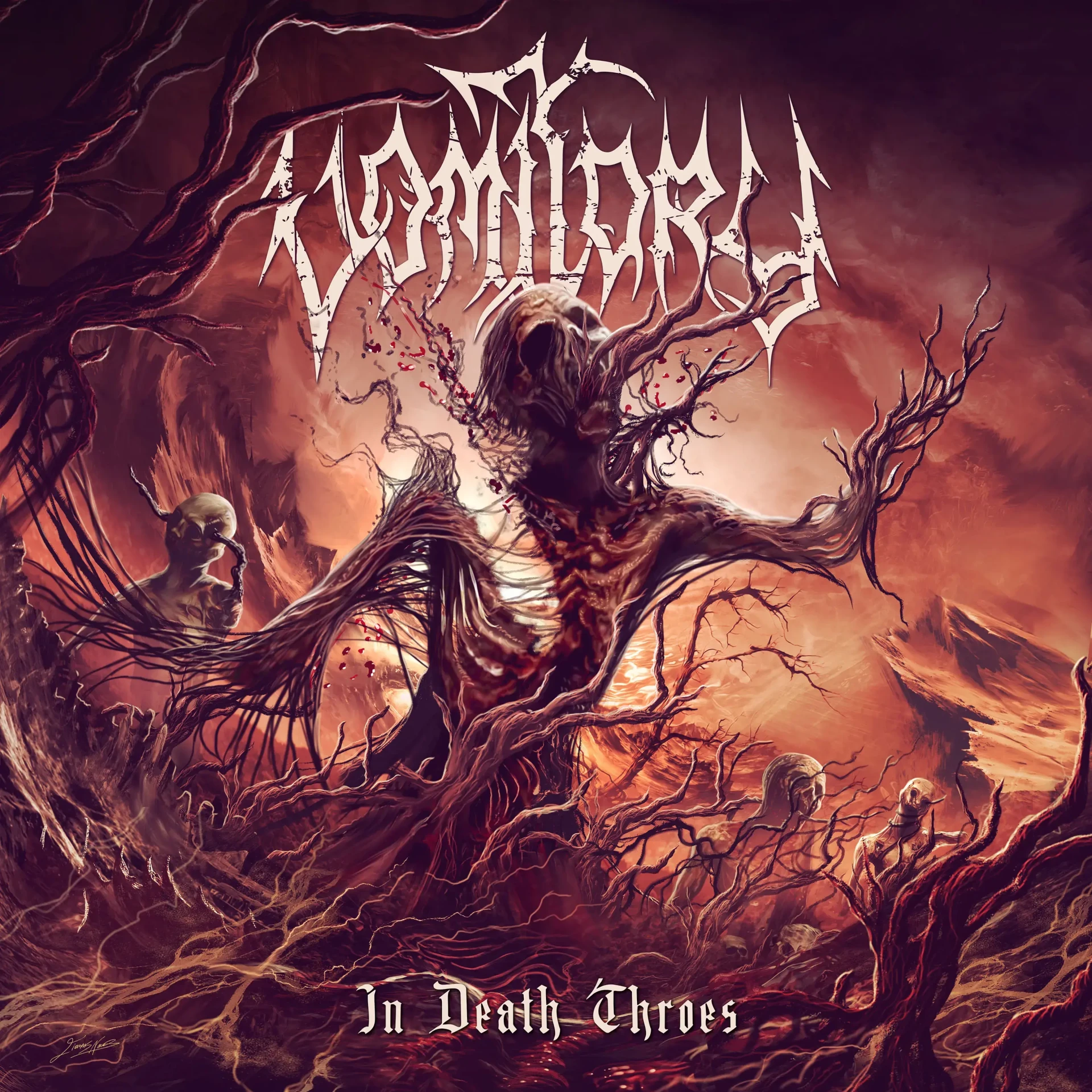 VOMITORY · In Death Throes | BLACK LP (Death Metal Vinyl) · Picture 1