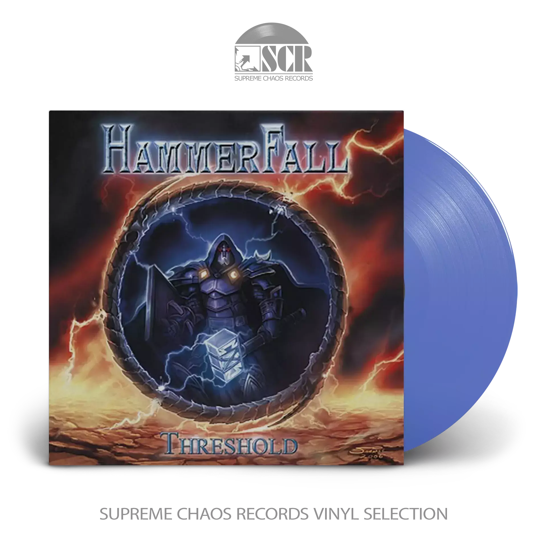 HAMMERFALL · Threshold | TRANSPARENT BLUE LP (Heavy Metal Vinyl)